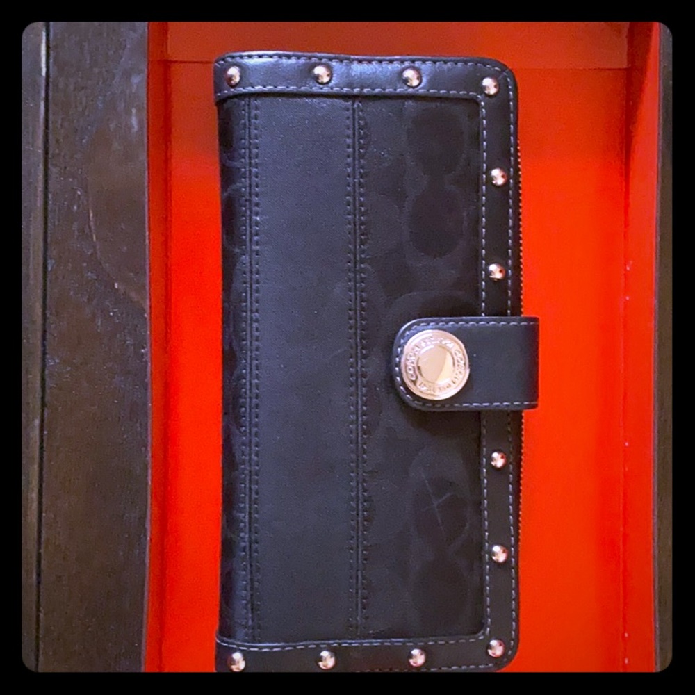 Black Coach wallet